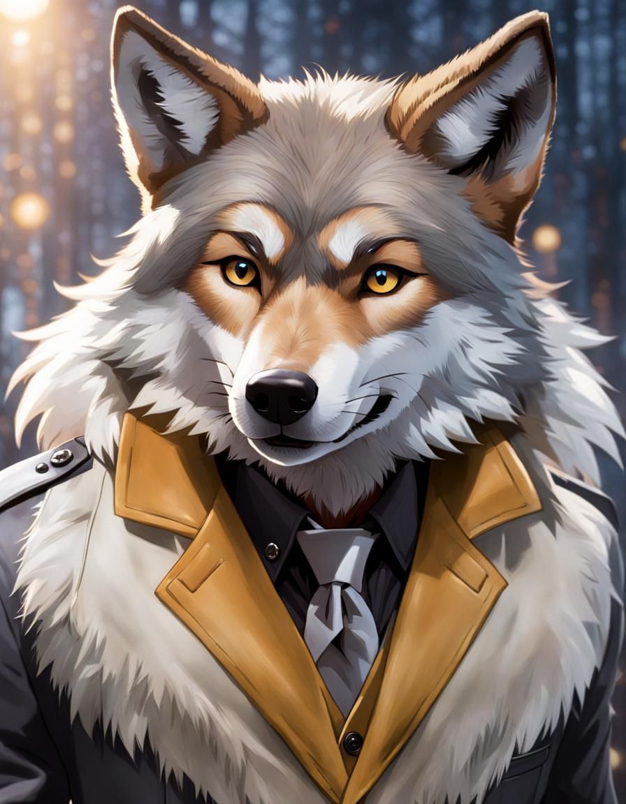 Mr. Mason Wolf, the handsome and slender roguish gentleman thief brown greyish wolf, who serves as the main protagonist ...
