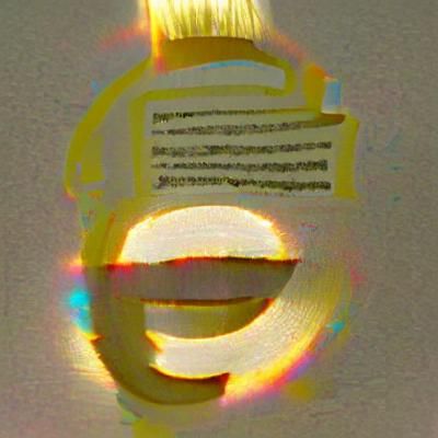 Copyright Symbol in Abstract Design