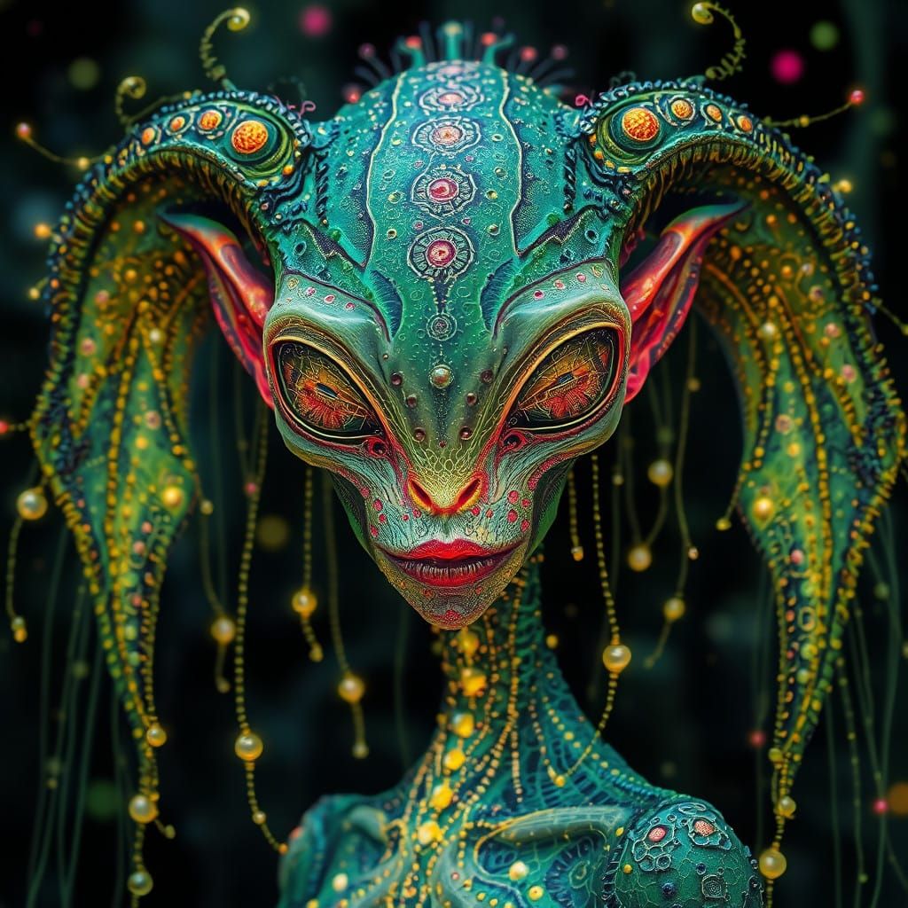 Exquisite Alien Goddess of Fertility