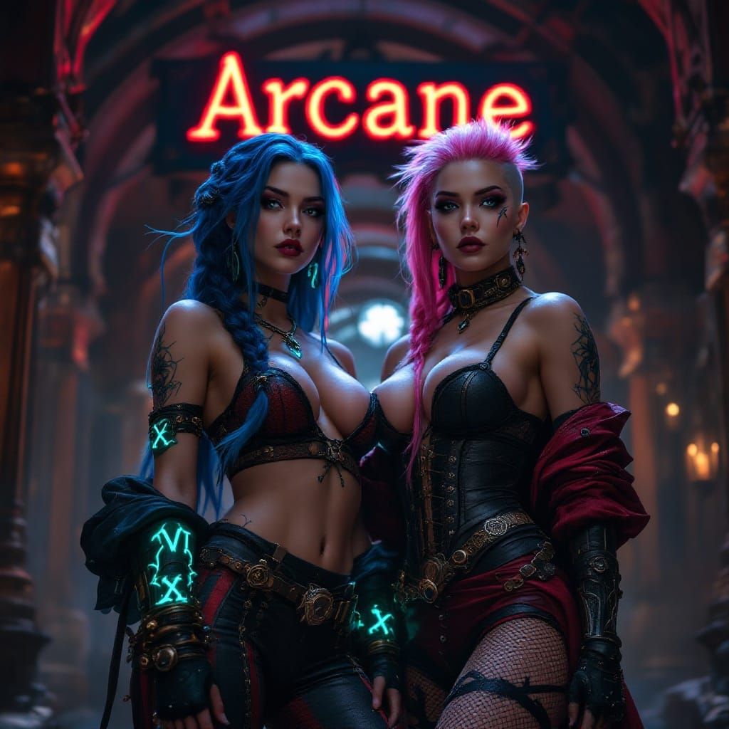 Steampunk Goddesses of Arcane in Dark, Immersive Fantasy