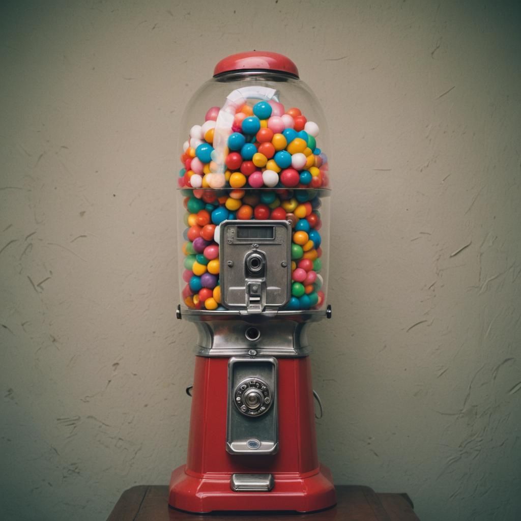 Cinematic Gumball Machine Film Still