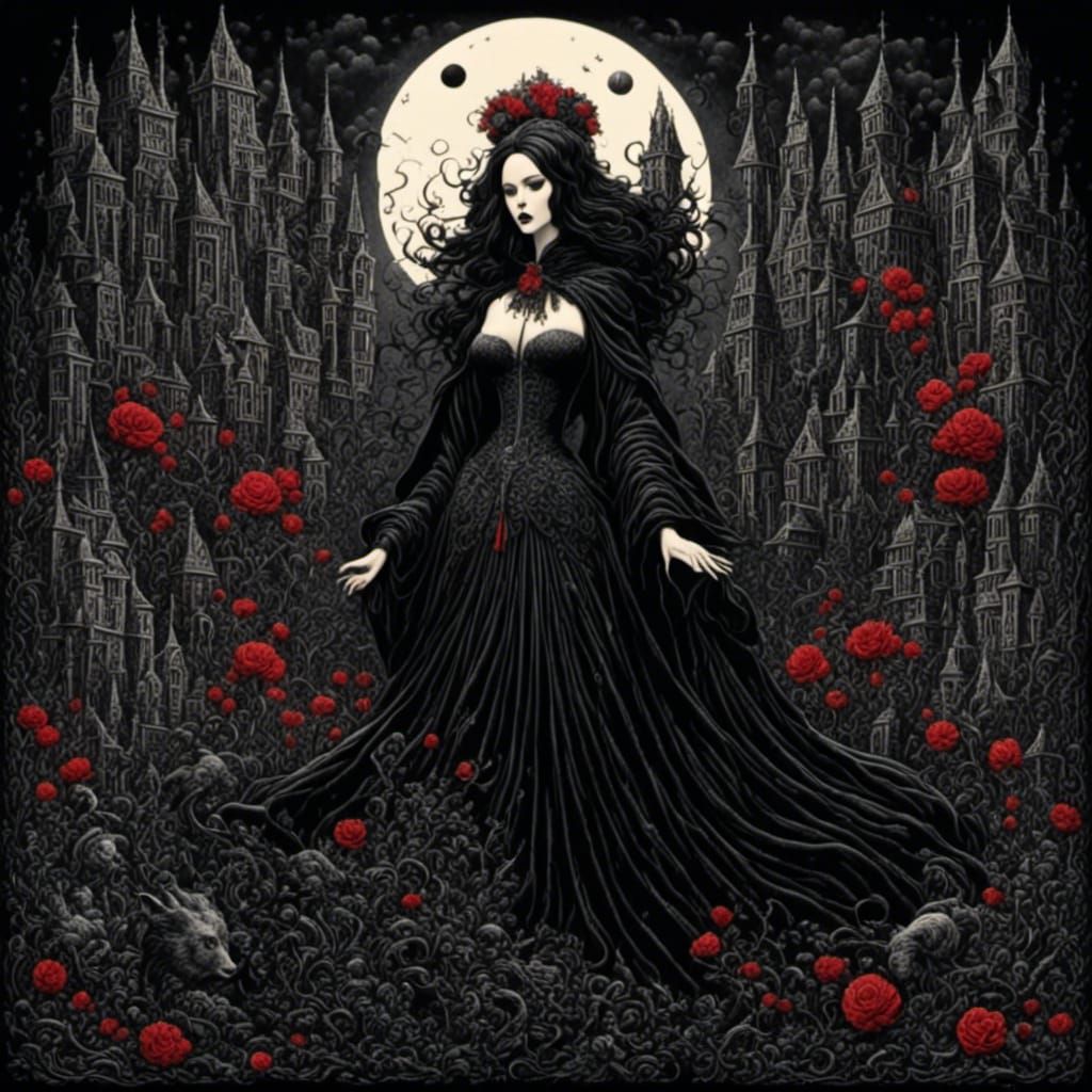 Menacing Medieval Character Portrait