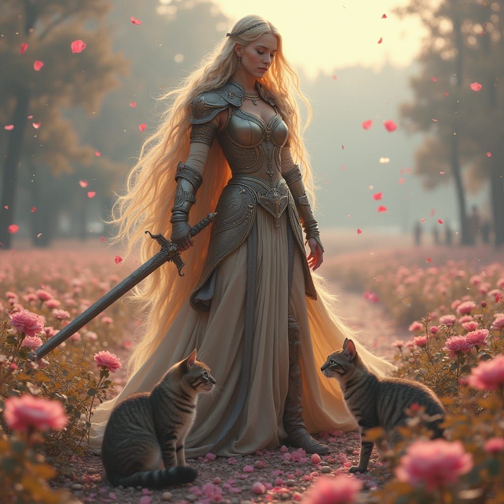 Freyja: Norse Goddess of Love and War in Battle Armor
