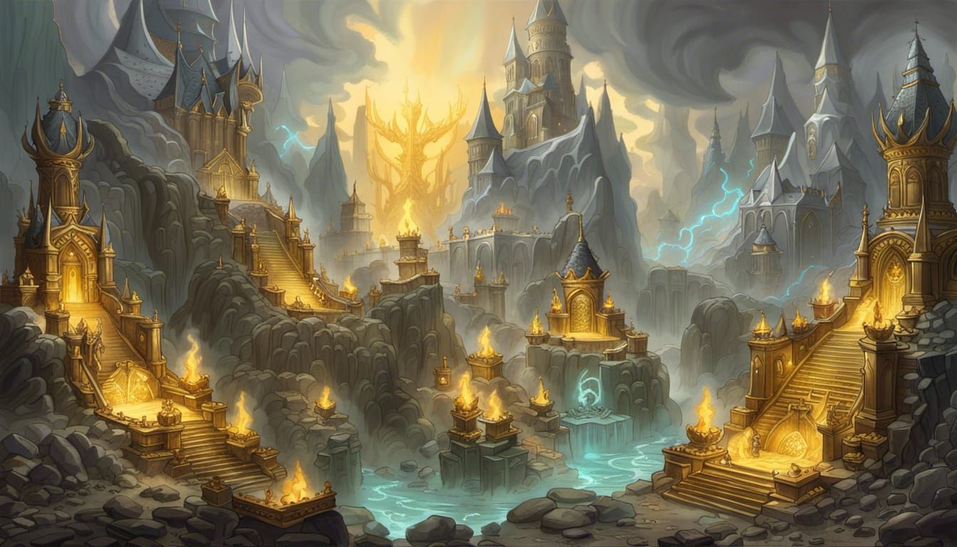 Ethereal High Fantasy Treasure Hoard