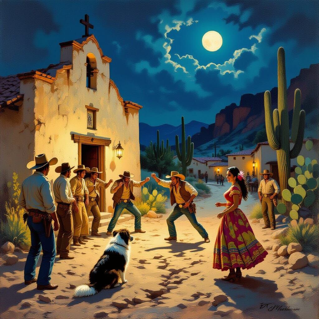 Latin American Peasants and Cowboys Clash