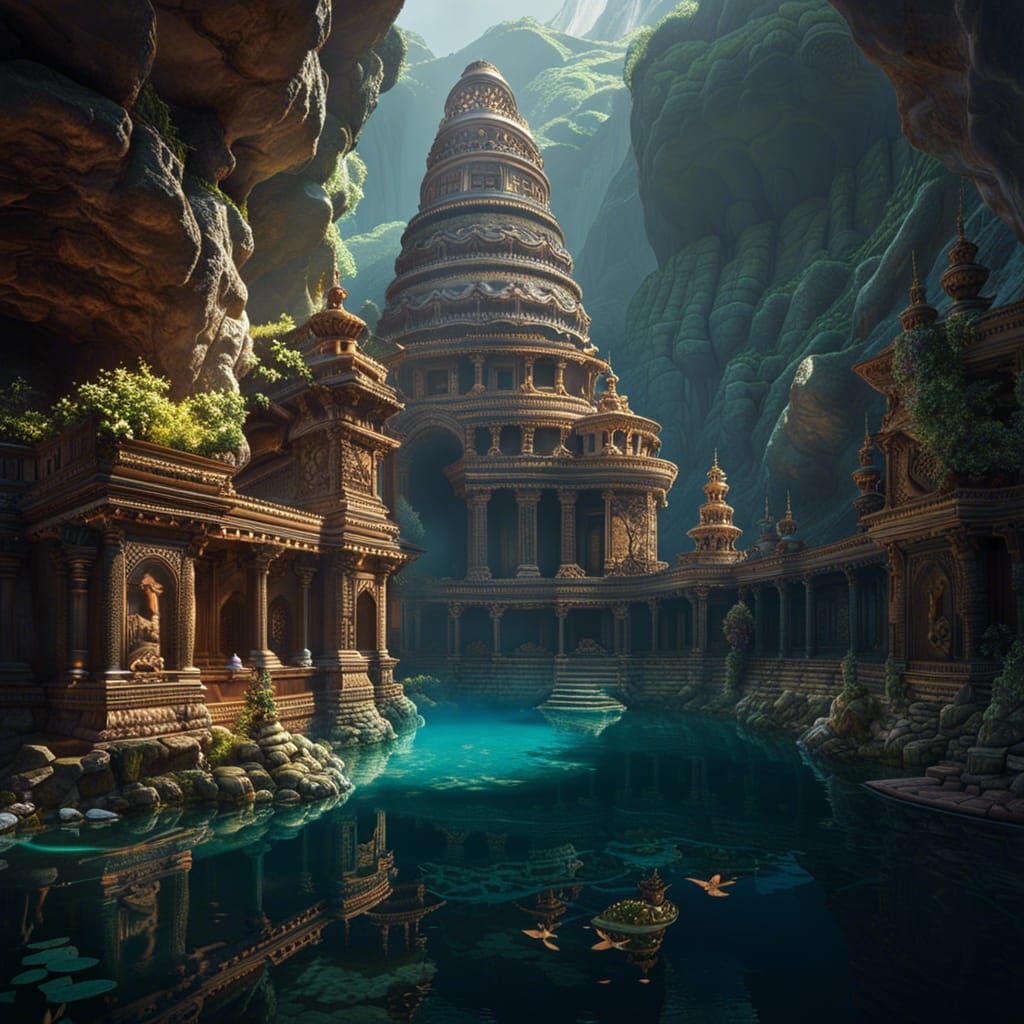 Diver Discovers Sunken City Hidden Treasure