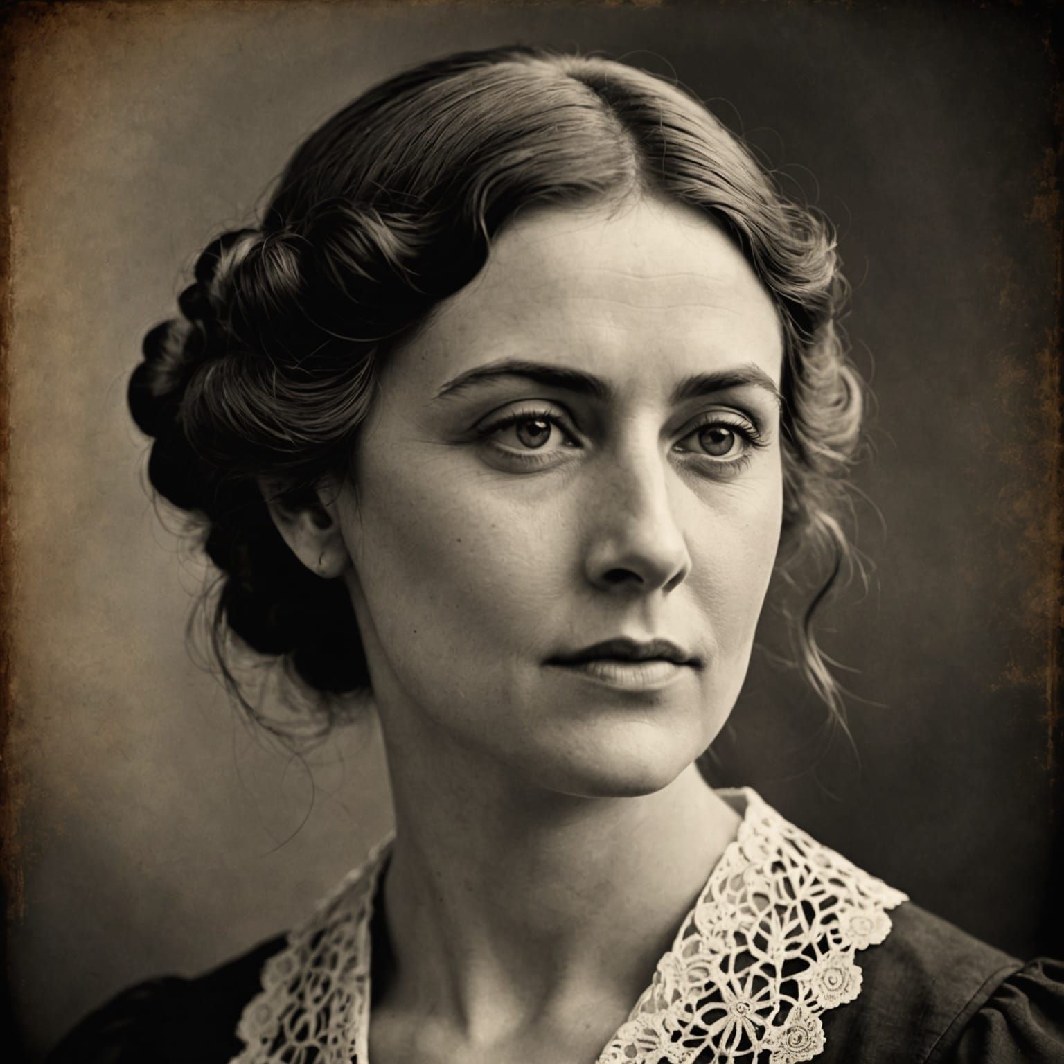 Vintage Portrait of a Woman, Circa 1905