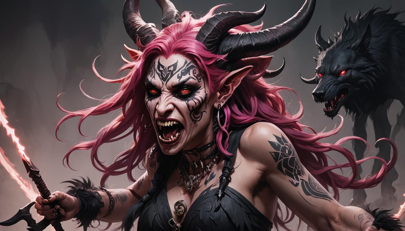 Luna, Queen of the Demon She Wolves