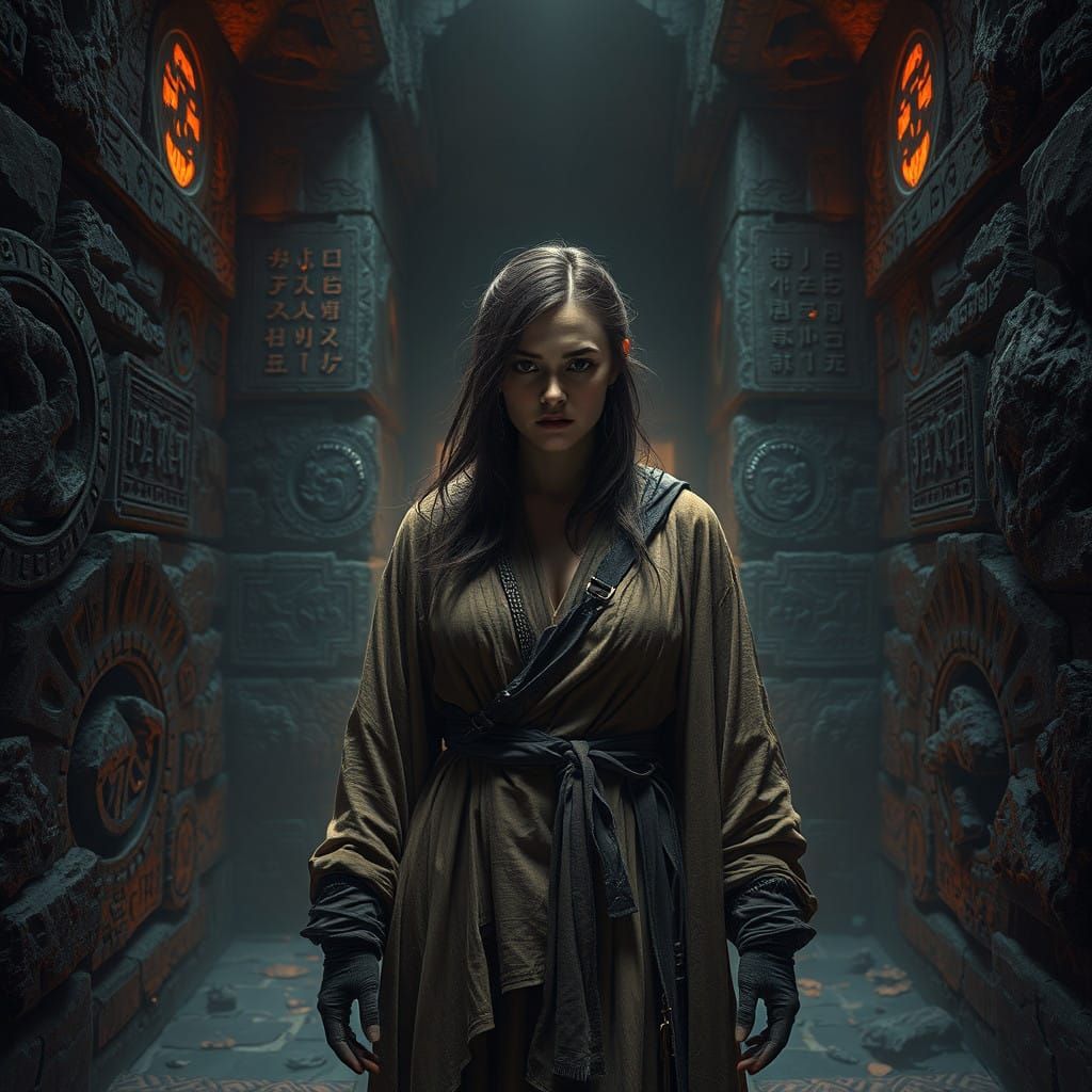 Mystical Prison Cell in Earth-Toned Elegance