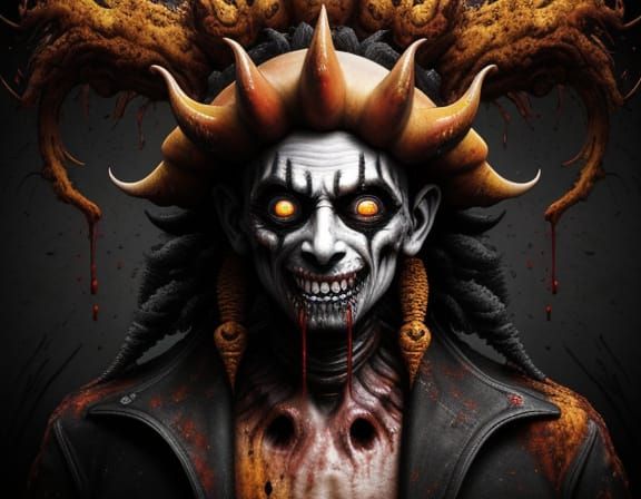 Surreal Clown Juggles Heads in Avant-Garde Masterpiece