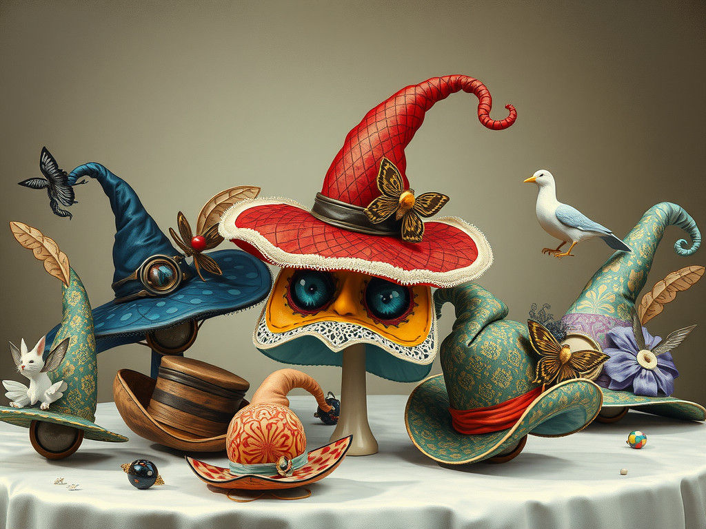 Surreal Hats Inspired by Salvador Dali