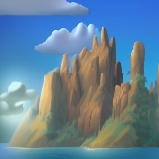 Dynamic Lighting on a Detailed Castle Painting
