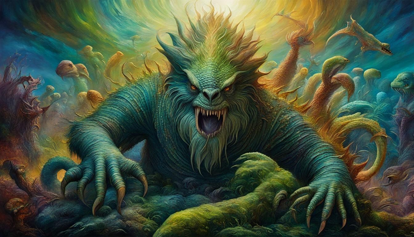 Monster Portrait in Post-Apocalyptic Wonderland