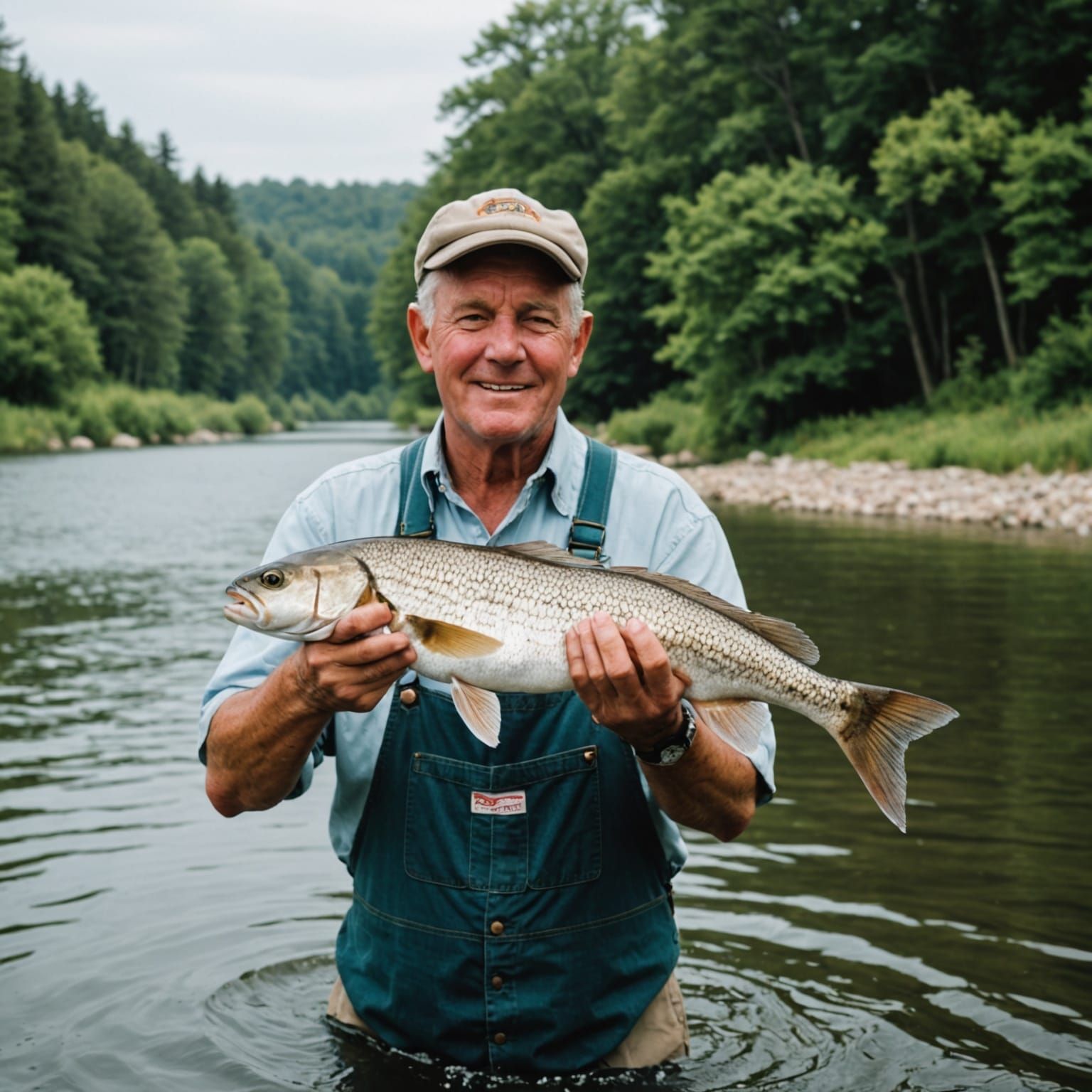 Vibrant Summer Scene in Impressionist Style