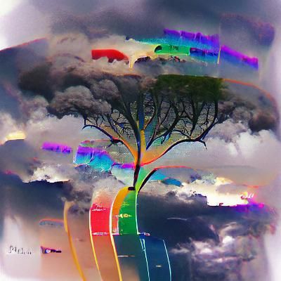 Rainbow Tree of Life: Evoking Feelings