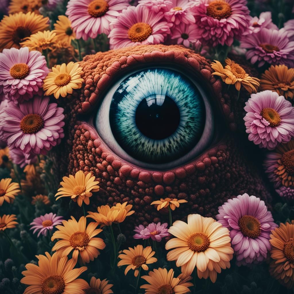 Disturbing Floral Arrangement in Post-Apocalyptic Setting