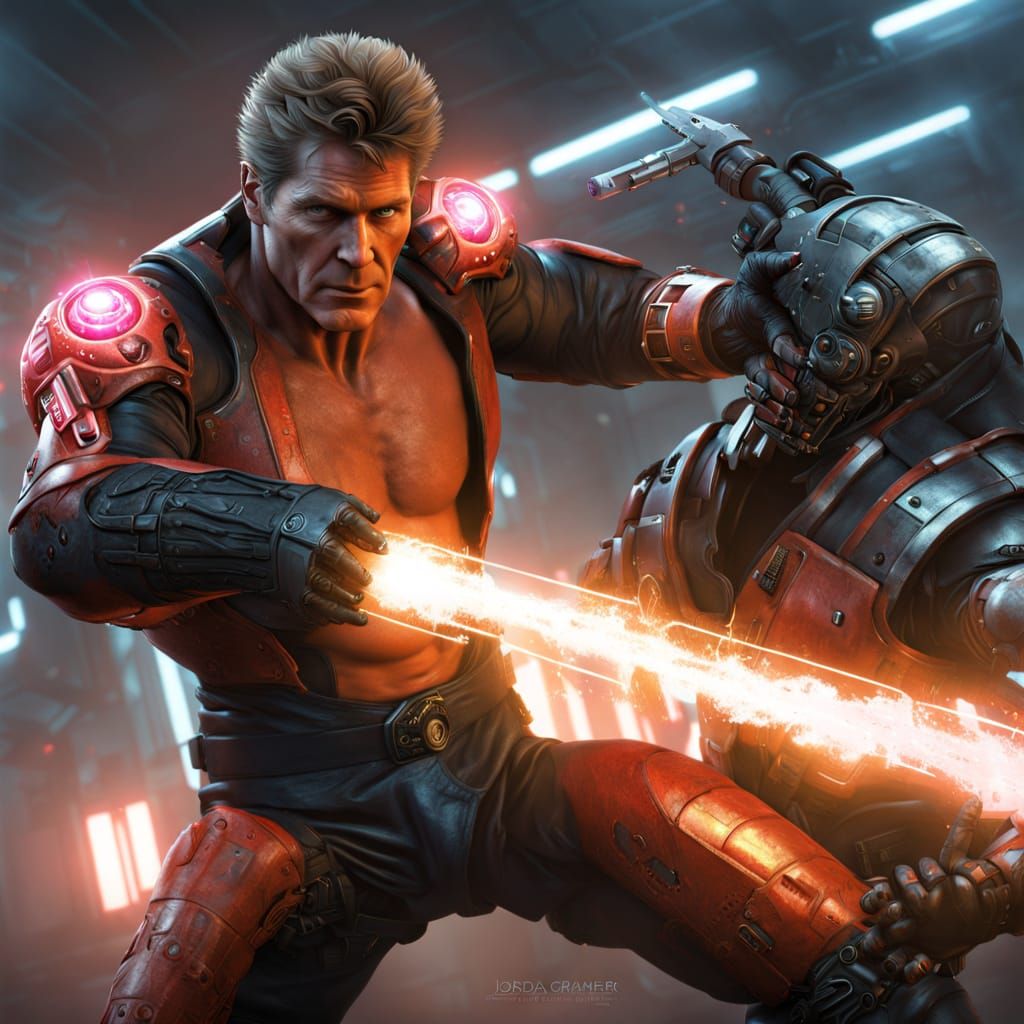 Cyborg David Hasselhoff