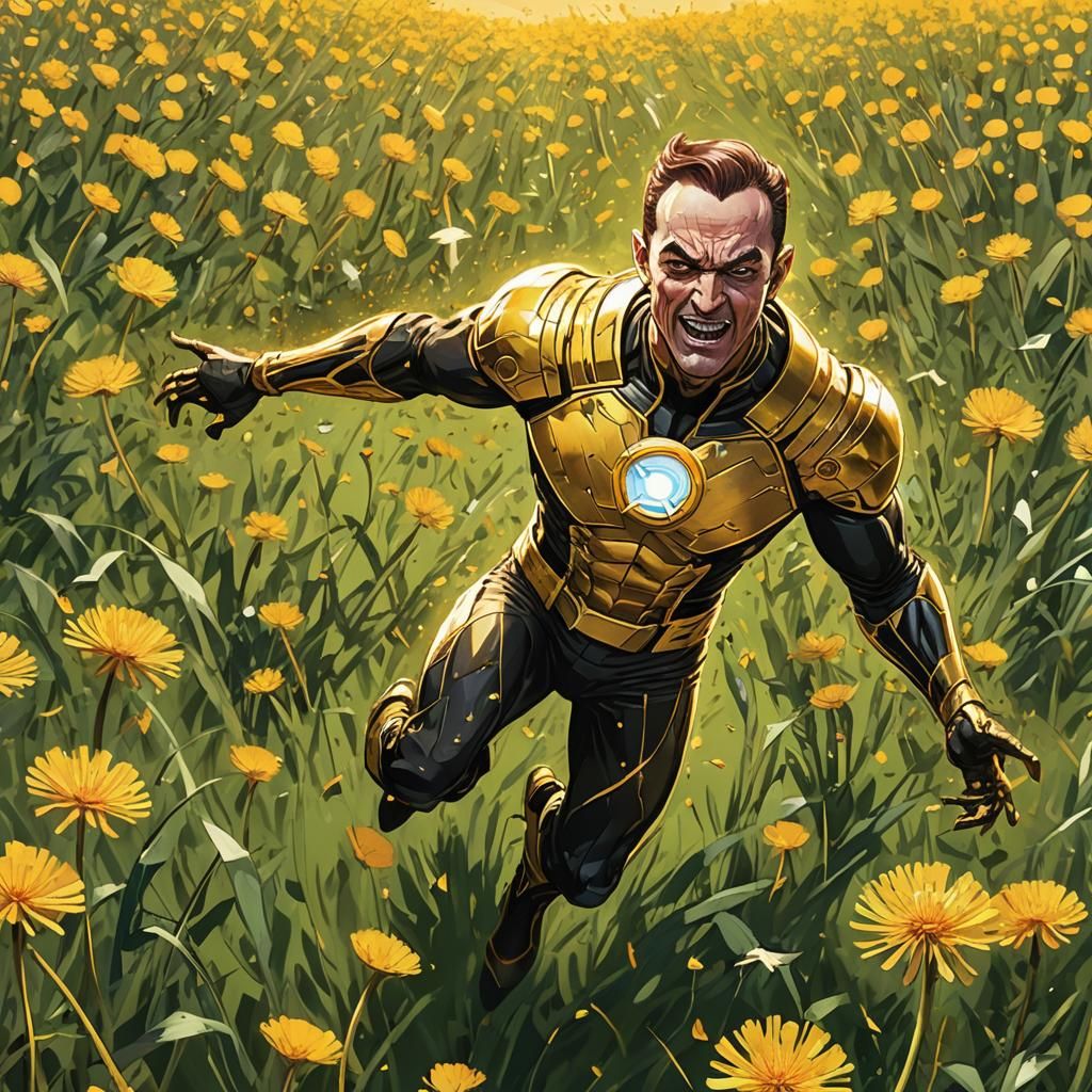 Sinestro's Dandelion Dream: An Expressionistic Vision