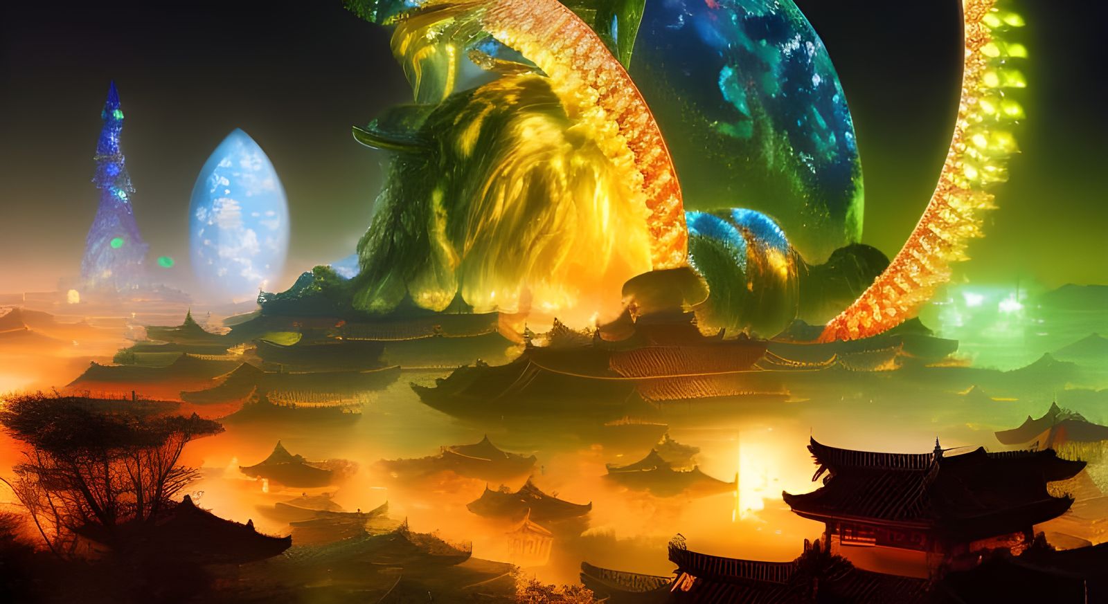 Good Night NC #230: Night Over @Reisang City On The Planet Rei