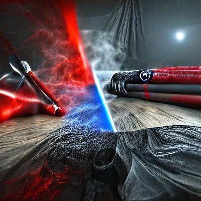 Epic Battle Between Sith and Jedi Warriors