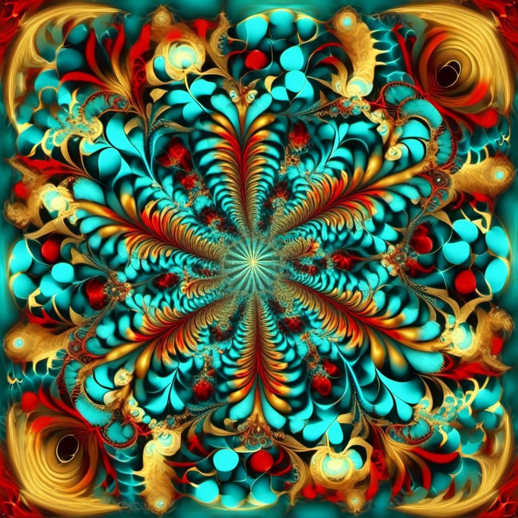 Fractal Riot: Cosmic Colors in Motion