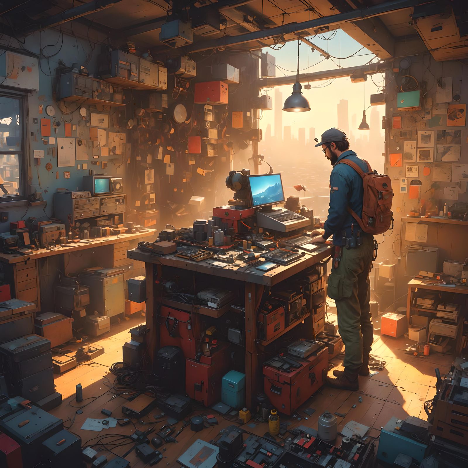 Modern Fantasy: Hephaistos' Workship