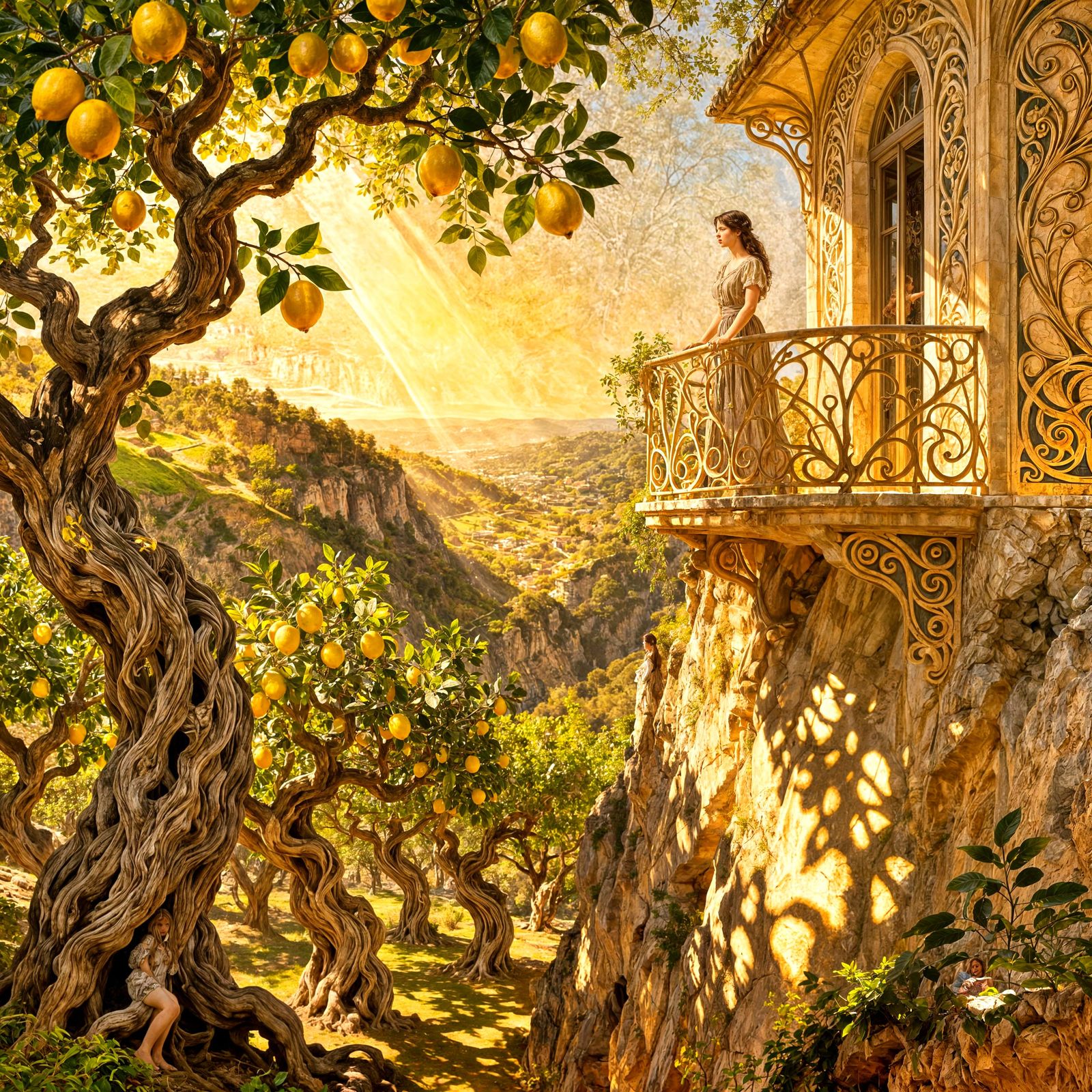 Art Nouveau Home Overlooks Lemon Tree Valley