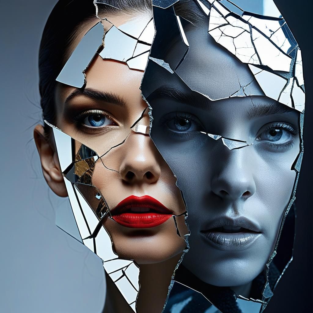 Shattered portrait