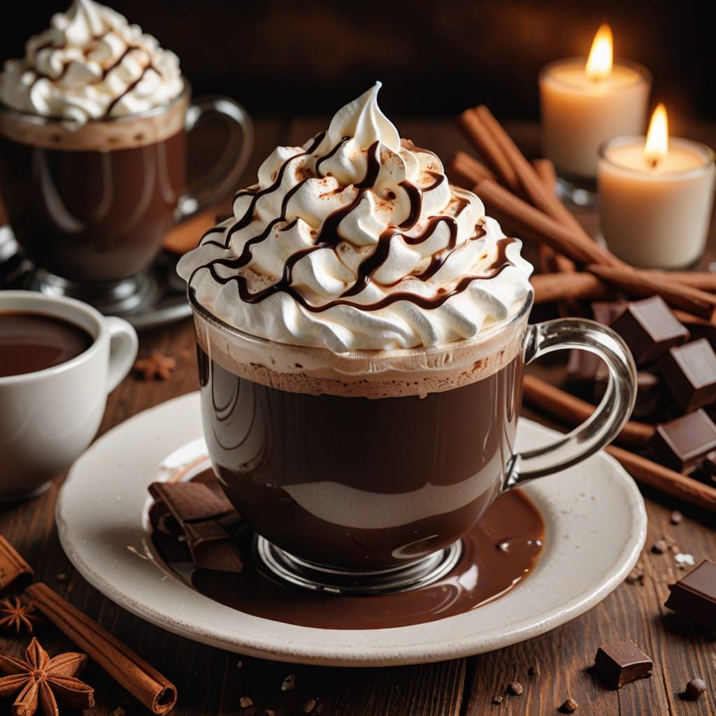 Cozy Hot Chocolate Still Life in 4K