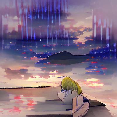 Abstract AI Art: The Essence of Longing