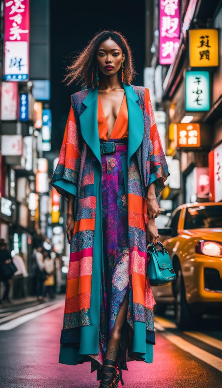 Bohemian-Chic Streetwear Fusion in Tokyo