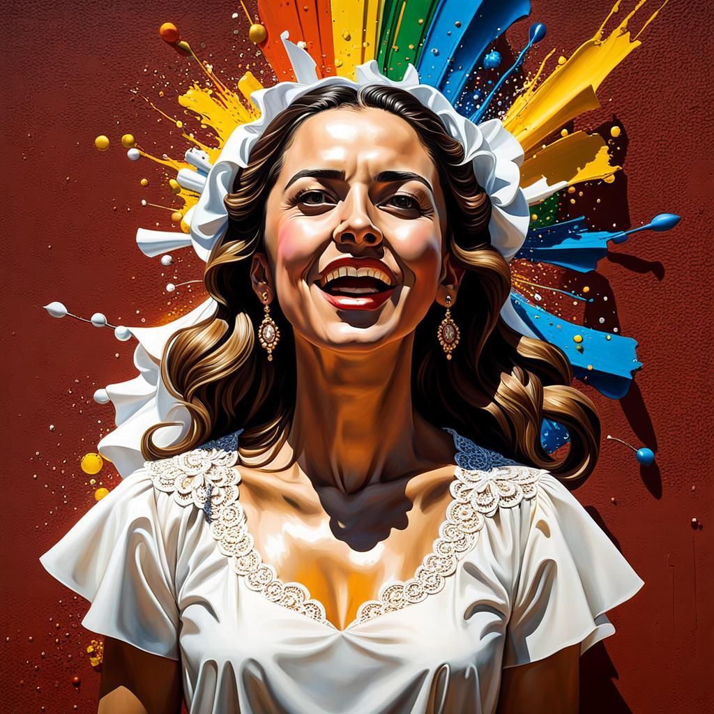 Hyperrealistic Wedding Mural by Diego Velázquez