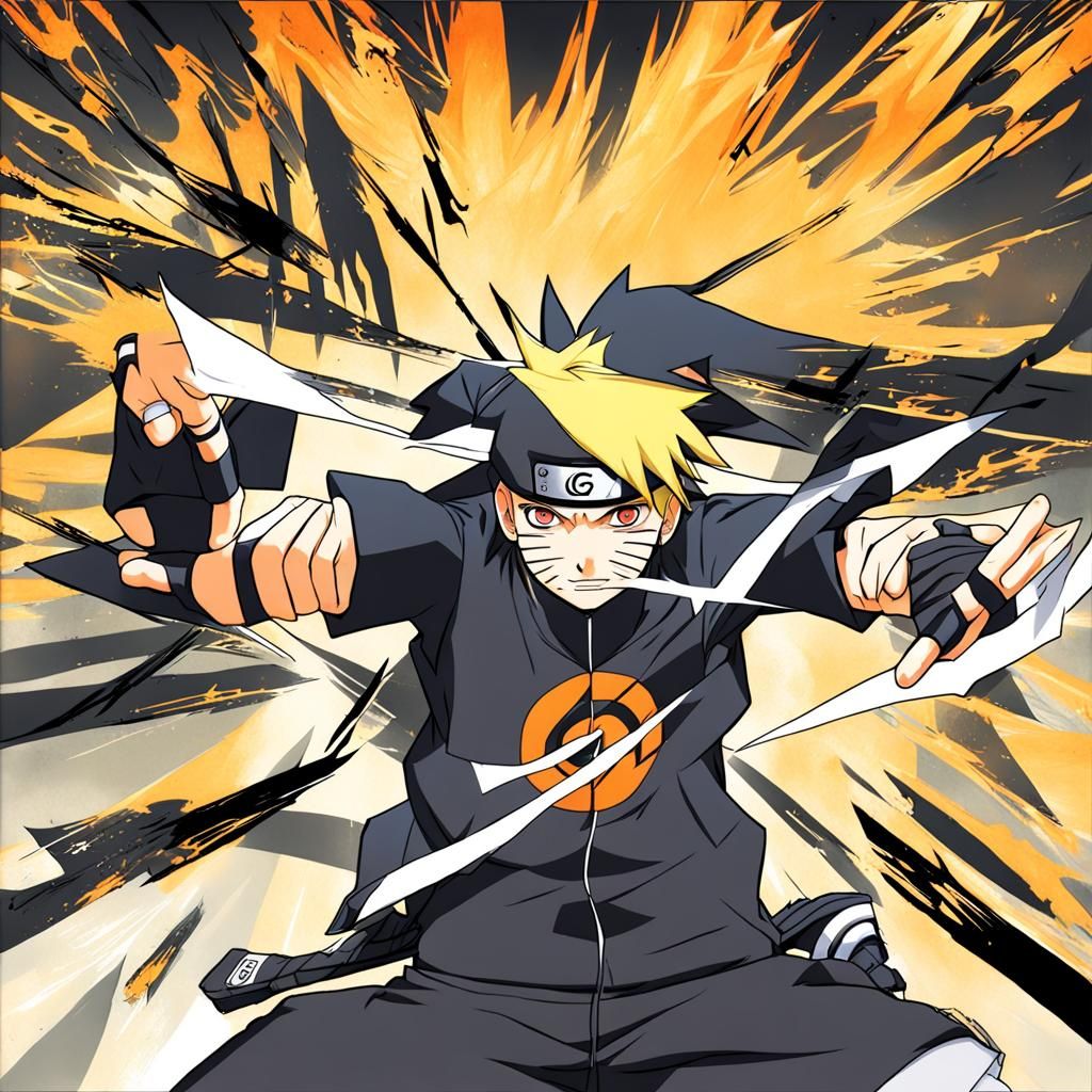 Naruto in Anime Key Visual Style