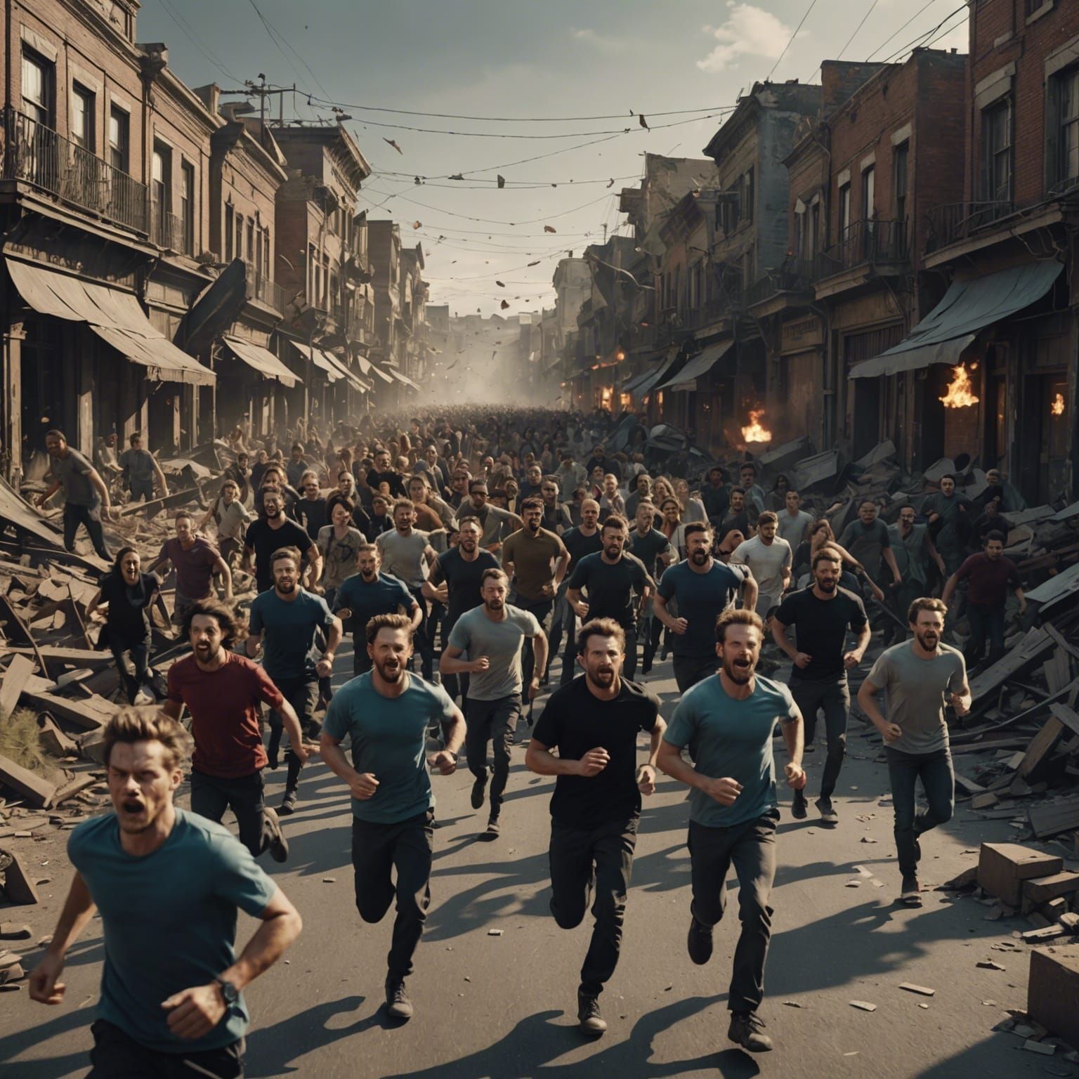 Chaotic Landscape Evokes Horror in Detailed 3D Rendering