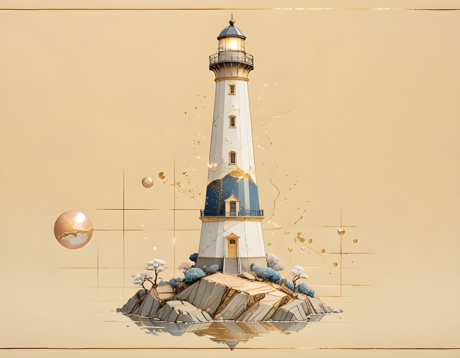 Kintsugi Lighthouse Illuminates Stupidity in Porcelain Lands...