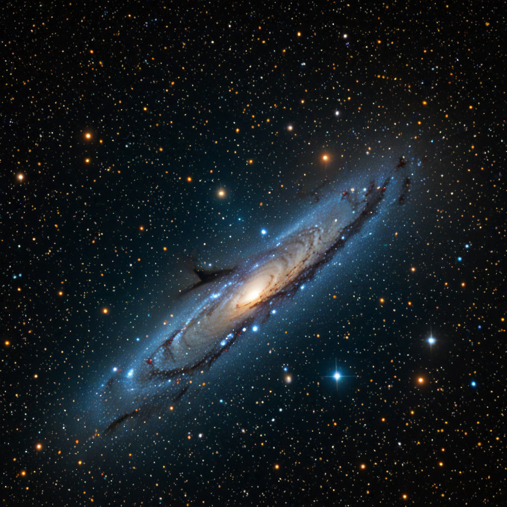 Astronomy deep field photo