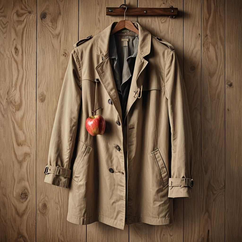 Apple Coat Still Life in Dutch Masters Style