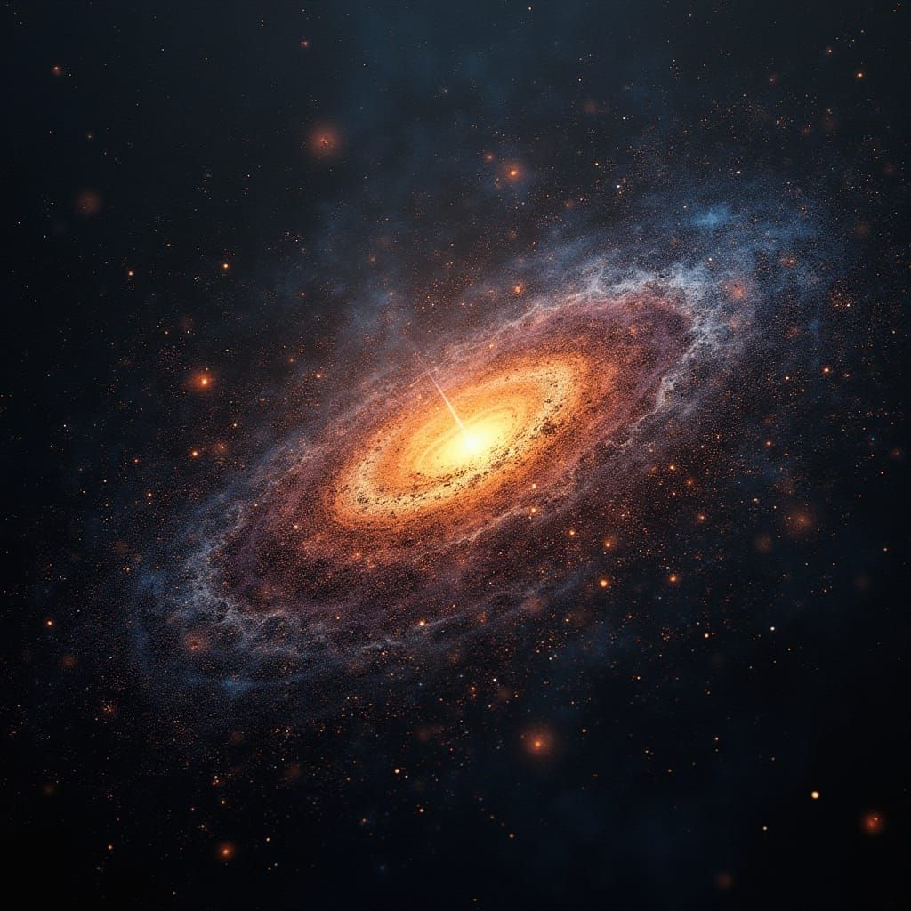 Dreamlike Fractals of Shattered Starlight in Cosmic Atmosphe...