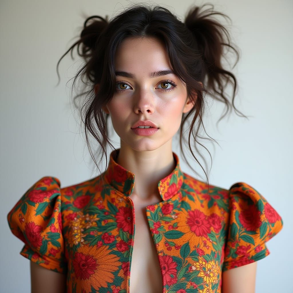 Avant Garde Fashion Model in Hope Gangloff Style