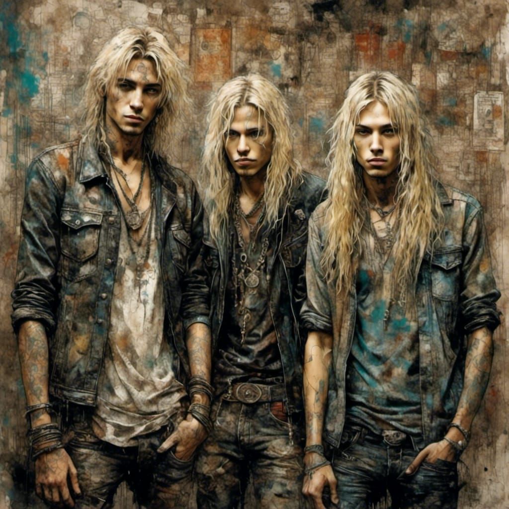 1980s Grunge: Twin Metalheads in Irish Pub