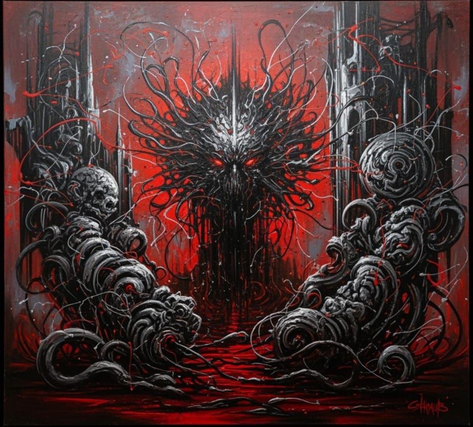 Grimdark Landscape Illustration