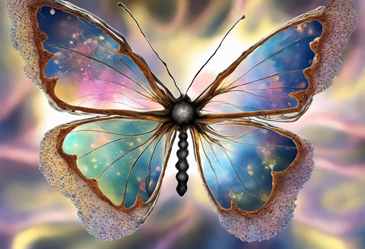 Surreal Floral Explosion with Luminous Details