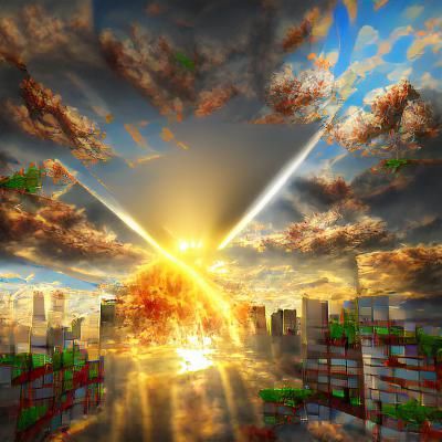 Post-Apocalyptic Sunrise: Hope Emerges