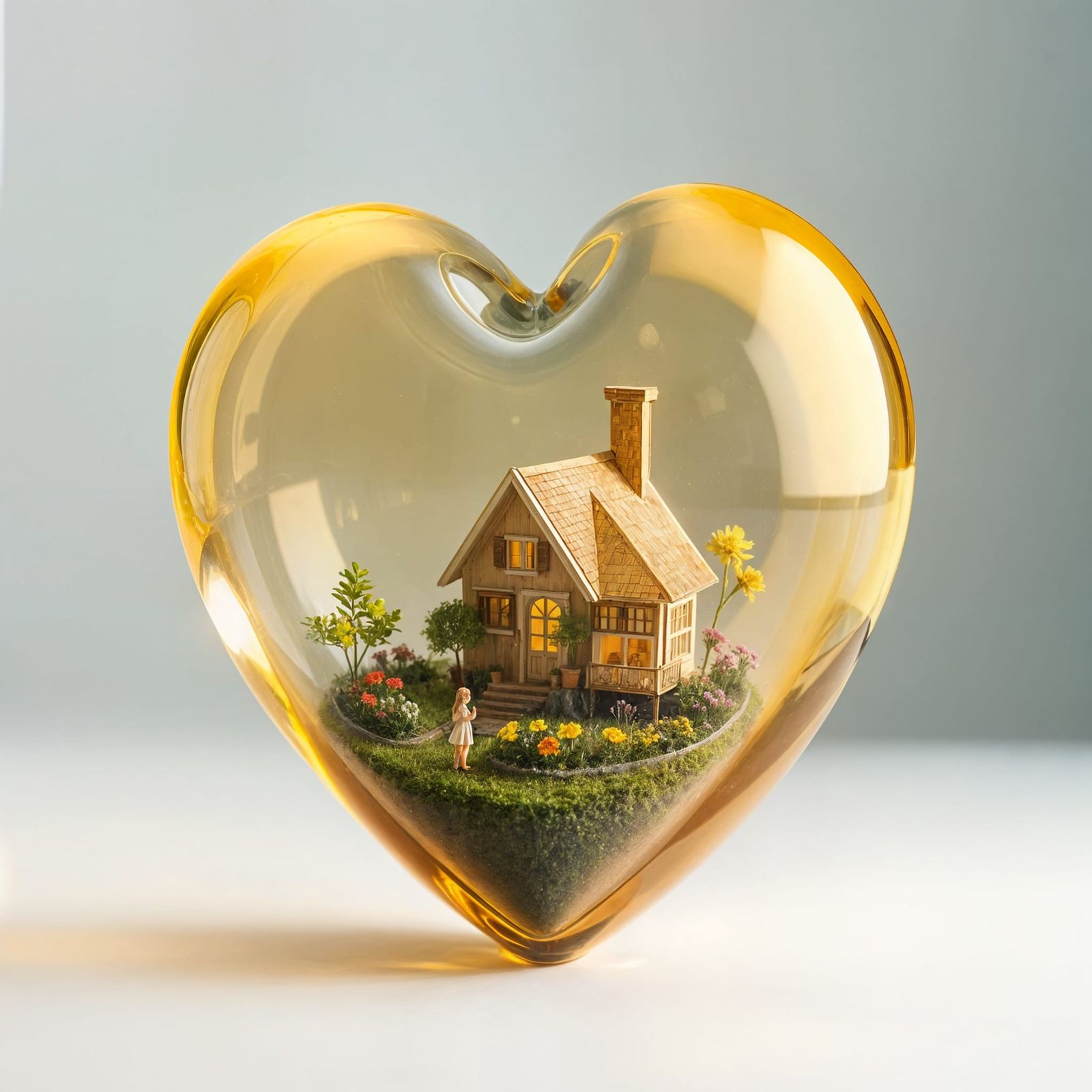 Golden Heart Encapsulates Family Home