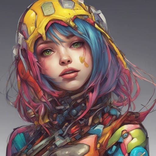 Hyperdetailed Superhero Girl Portrait in Photorealism