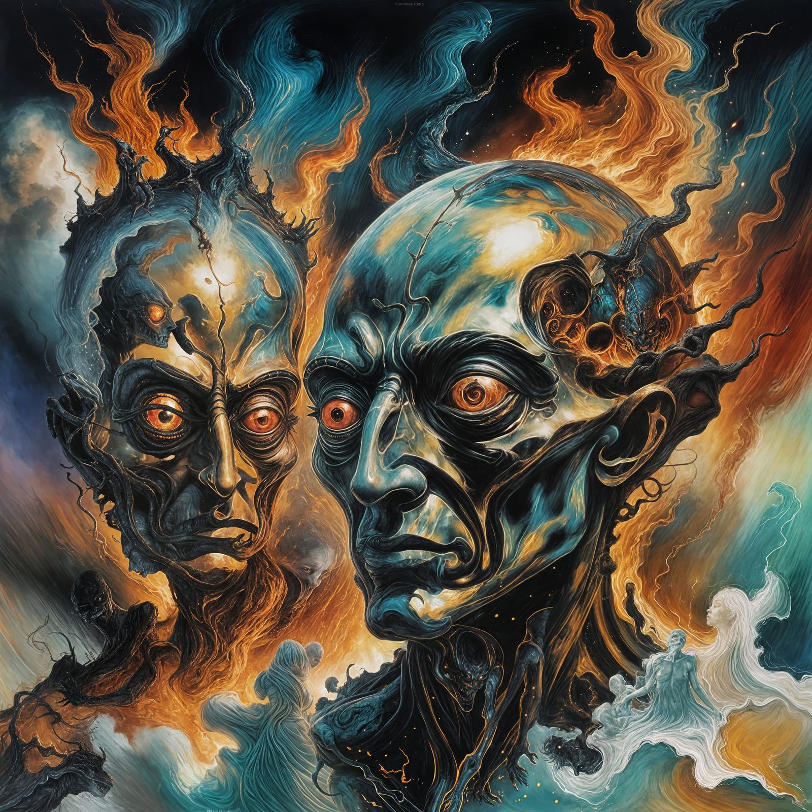 Ginnungagap: A Dark Abyss Between Two Aliens