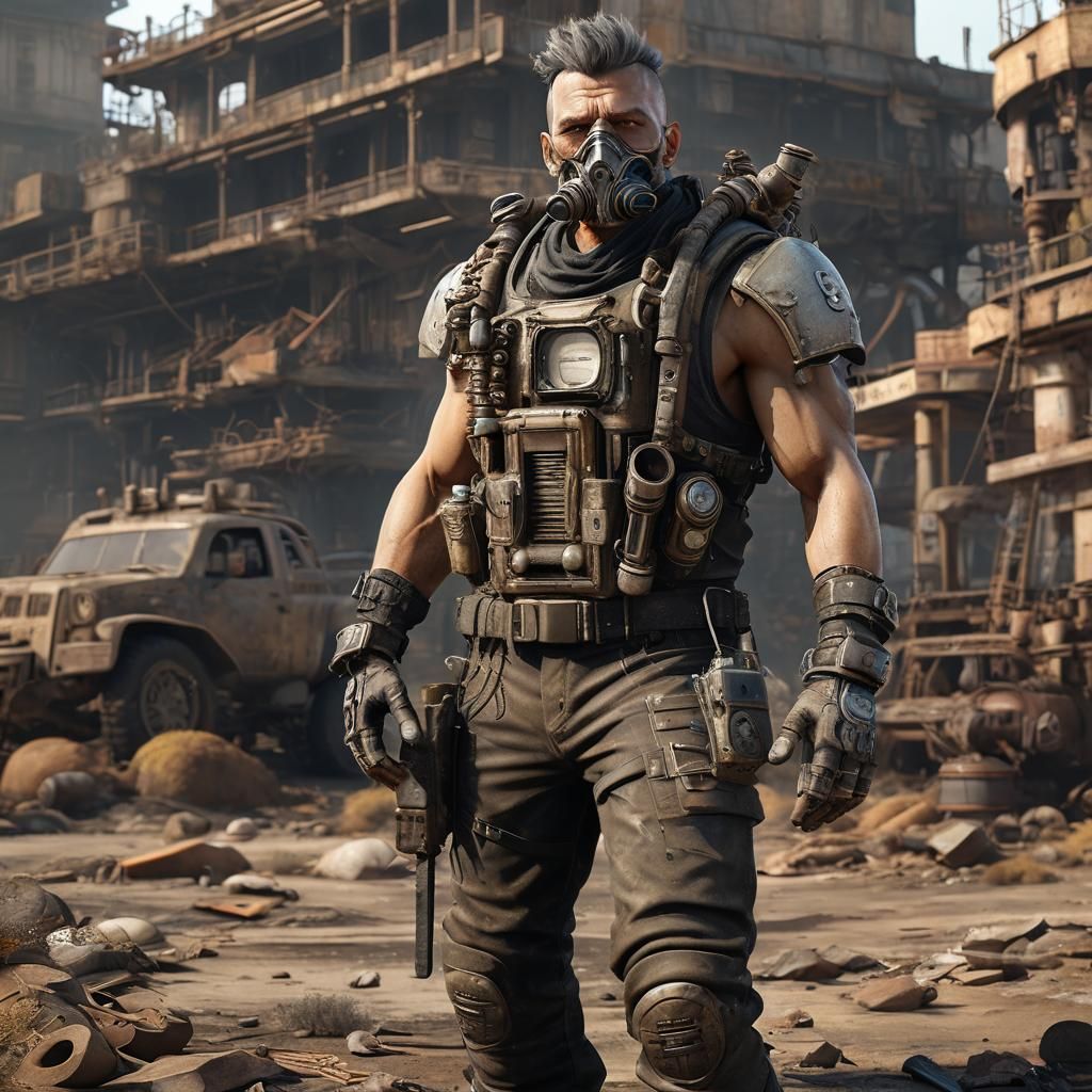 epic wasteland diesel punk survivor