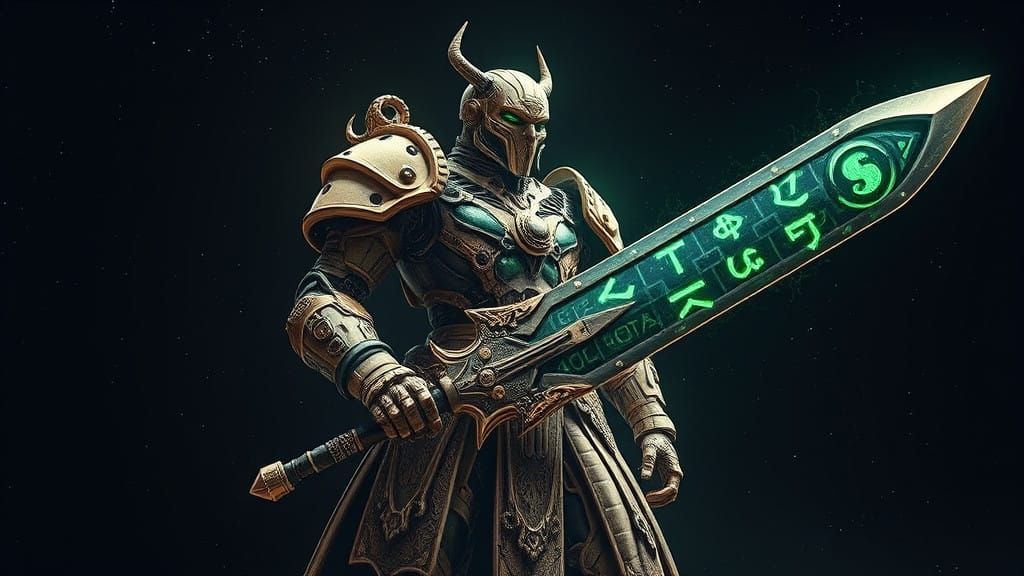 Cybernetic Barbarian Embodies Cosmic Fury