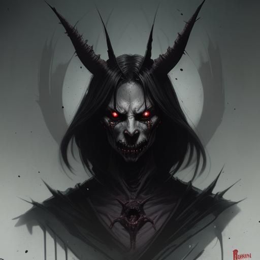 Sinister Scaled Rabbit Demon Knight