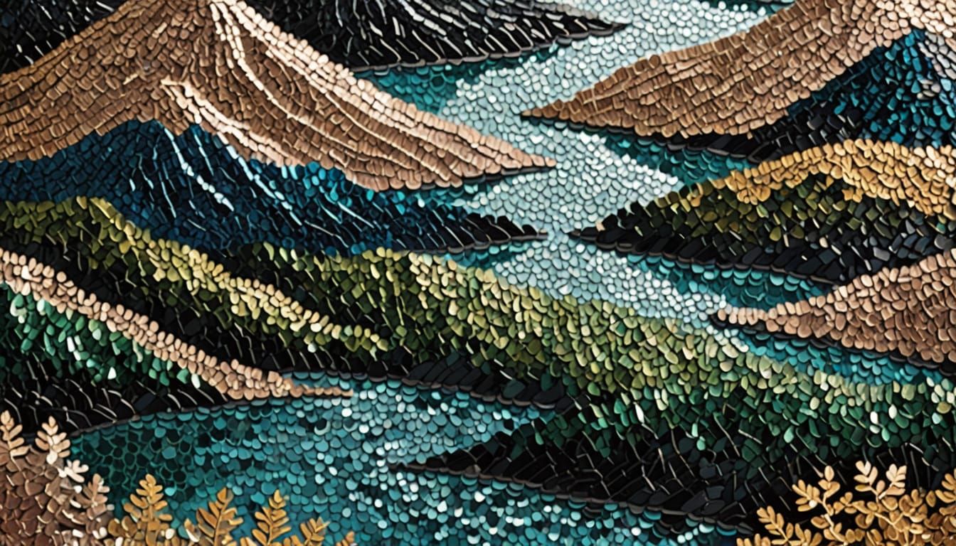 Photorealistic close-up shot of a meticulously crafted minim...